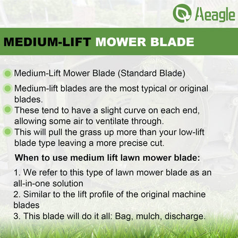 Aeagle 42-inch blades with precise dimensions for easy installation