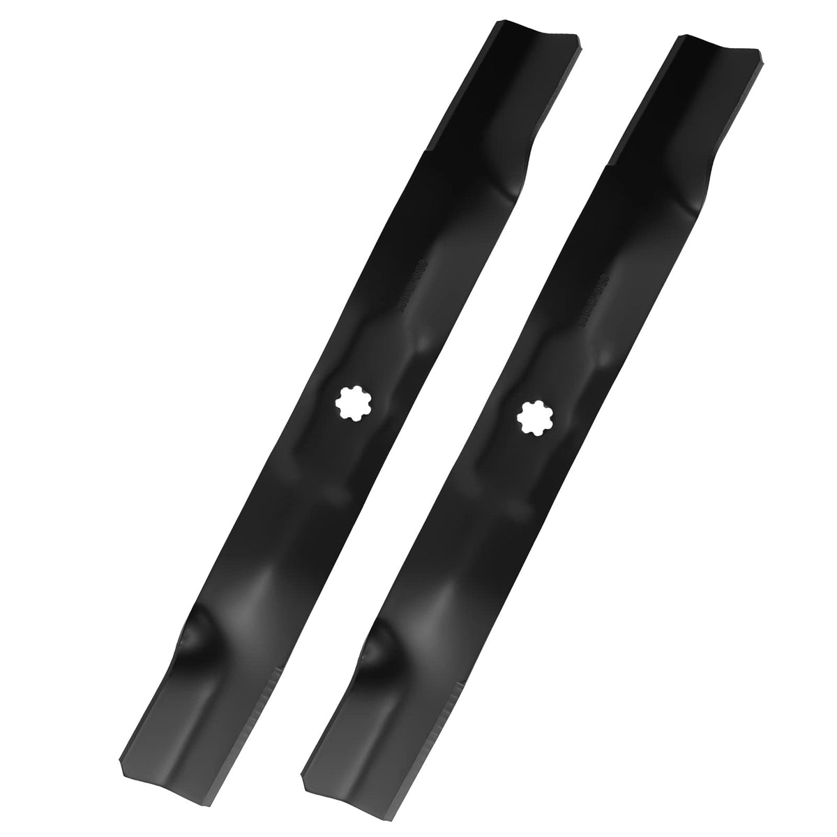 Aeagle AM141034 42-inch high-lift blade ready for clean cuts on compatible John Deere decks.