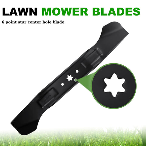 Aeagle 46-inch blade for Cub Cadet XT1/XT2 with 6-point star center hole