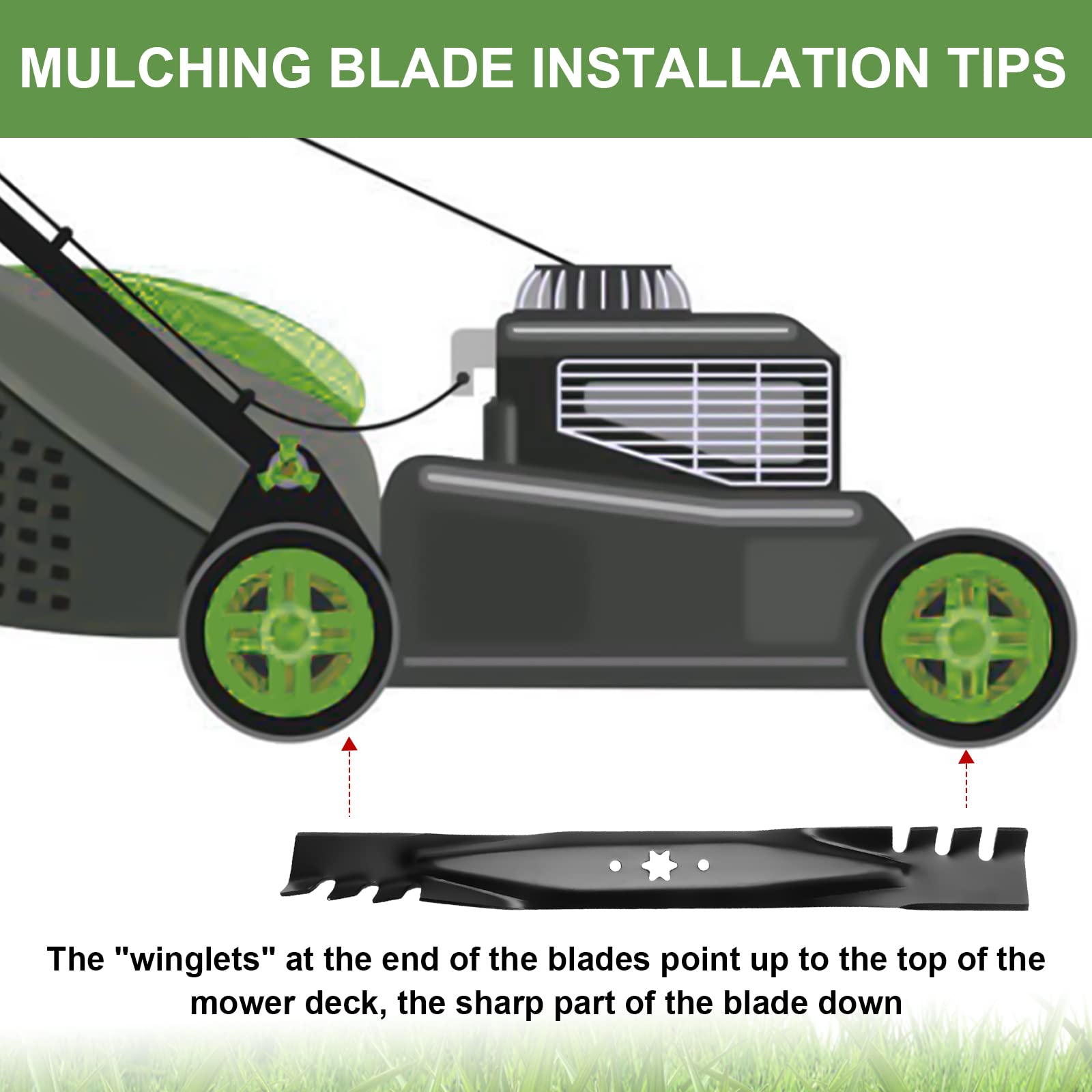 Aeagle blade edge with safety paint finish; wear-off indicates sharpening needs.