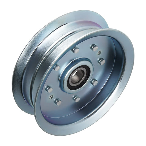 Aeagle flat idler pulley for Cub Cadet 756-05034A reduces belt wear and improves drive.