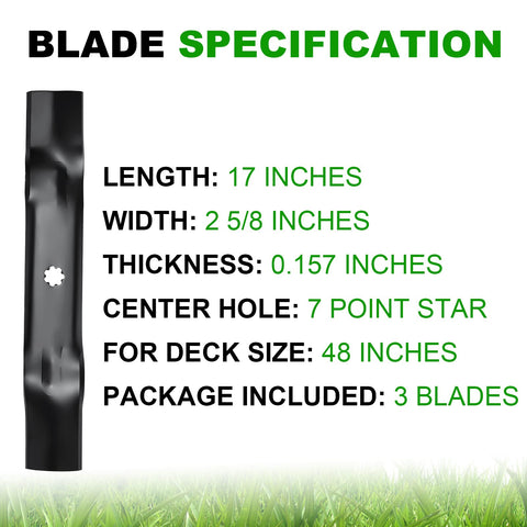 Close-up of Aeagle Gy20852 cutting edge designed for mulching and re-cutting grass