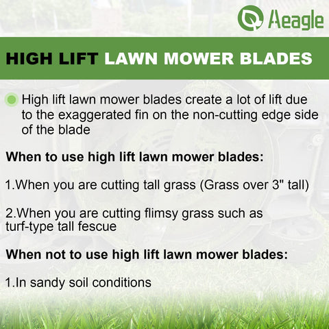 Aeagle LTX1045/1046 compatible 46-inch blade with 6-point star