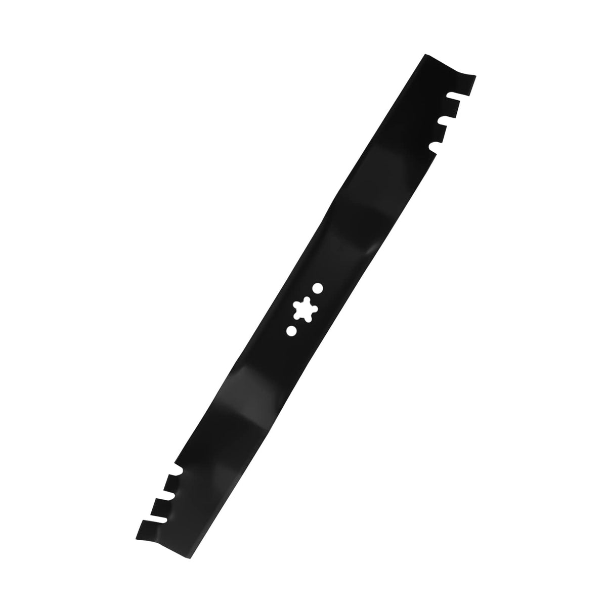 Aeagle mower mulching blade on a 22-inch Husqvarna deck for clean cuts.