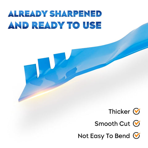 Aeagle mulching blade packaging illustrating Husqvarna compatibility for 22-inch decks.