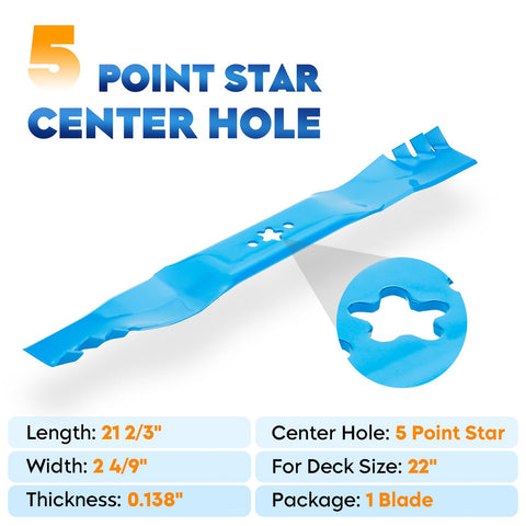 Aeagle blade teeth detail highlighting rugged construction for demanding lawns.