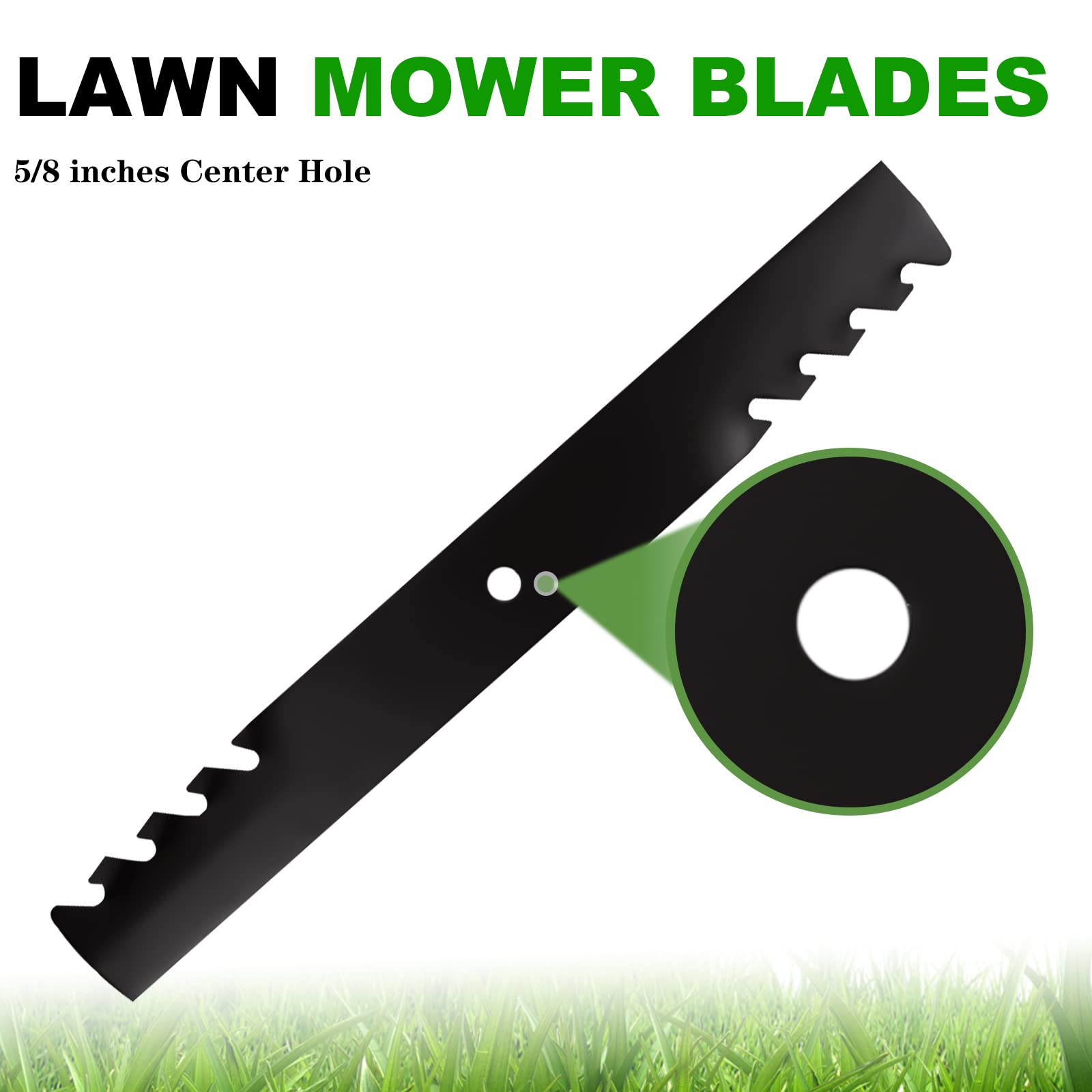 Aeagle replacement blade compatible with Husqvarna, Scag, Ferris 61-inch decks.