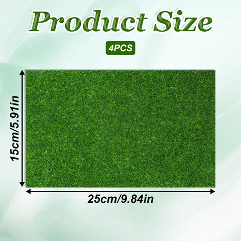 AEAOCVO mini grass mats for indoor and outdoor decorative scenes.