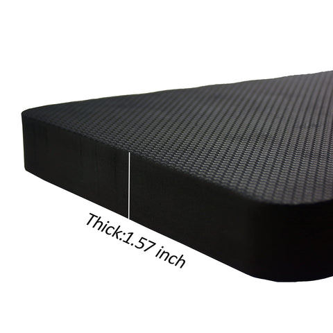 AebDerp kneeling pad viewed from the side for easy storage.