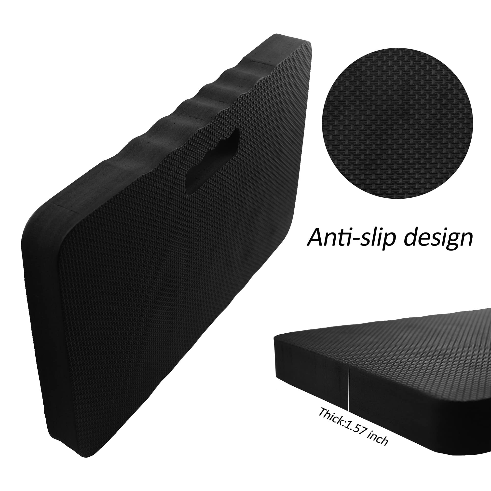 AebDerp kneeling pad showing waterproof surface for outdoor use.