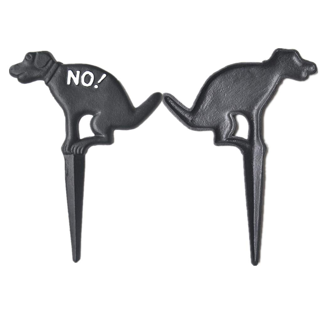 Aebor dog-shaped yard sign, eye-catching design for lawns and yards.