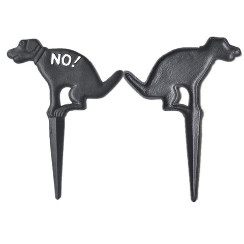 Aebor dog-shaped yard sign, eye-catching design for lawns and yards.