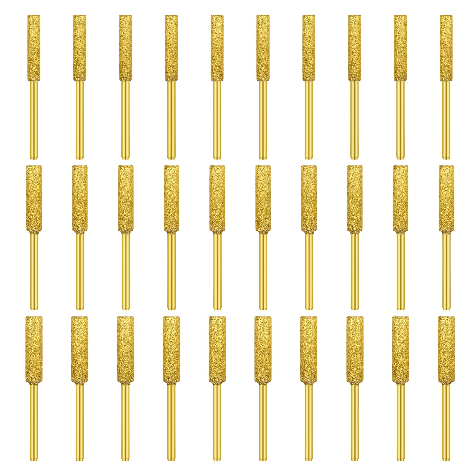 Aecsze gold chainsaw sharpener bit 5-32 closeup for precise sharpening on electric saws