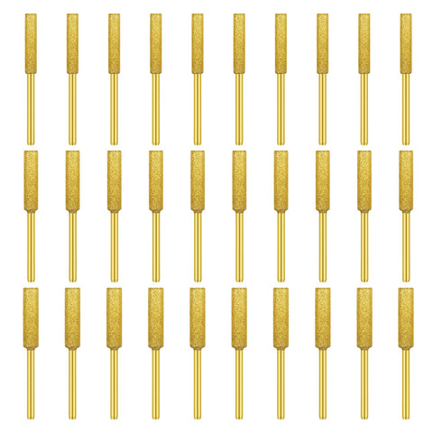 Aecsze gold chainsaw sharpener bit 5-32 closeup for precise sharpening on electric saws
