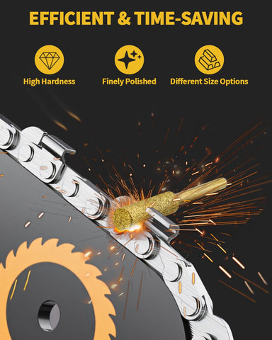 Aecsze gold sharpener bits rust resistant titanium coating for longevity
