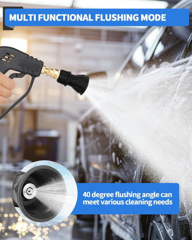 Aecsze rubber guard minimizes splashes and protects surfaces during use.