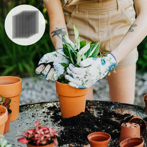 AEDOVE cuttable plant mesh screen for easy, precise pot fitting.