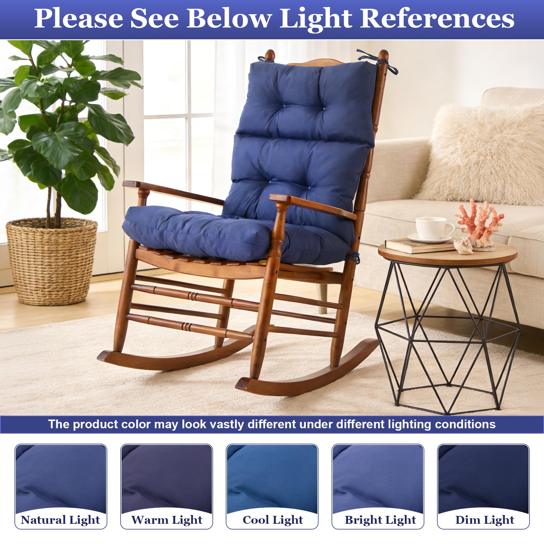Aegisun cushion dimensions 44x23x4 inches fit most chairs