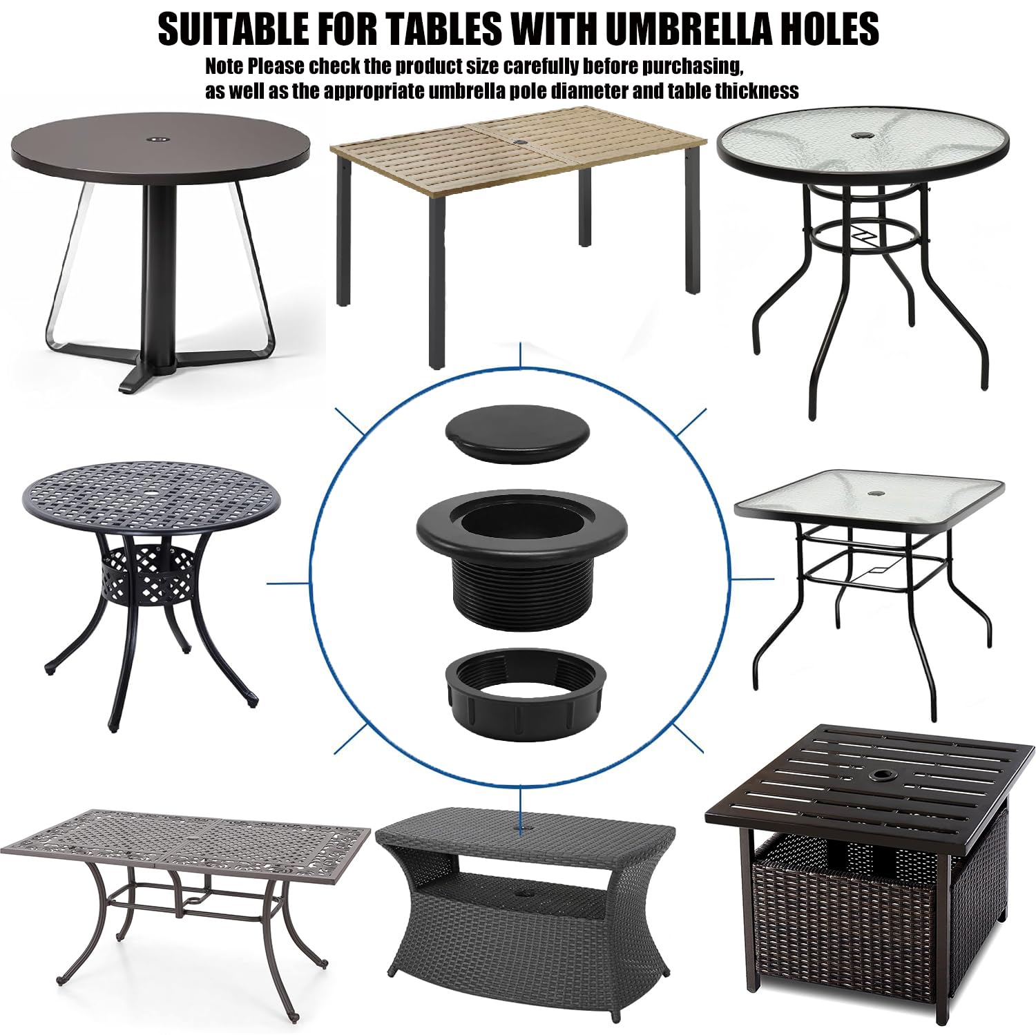 AEIOUD ideal for cafes, bars, and garden tables
