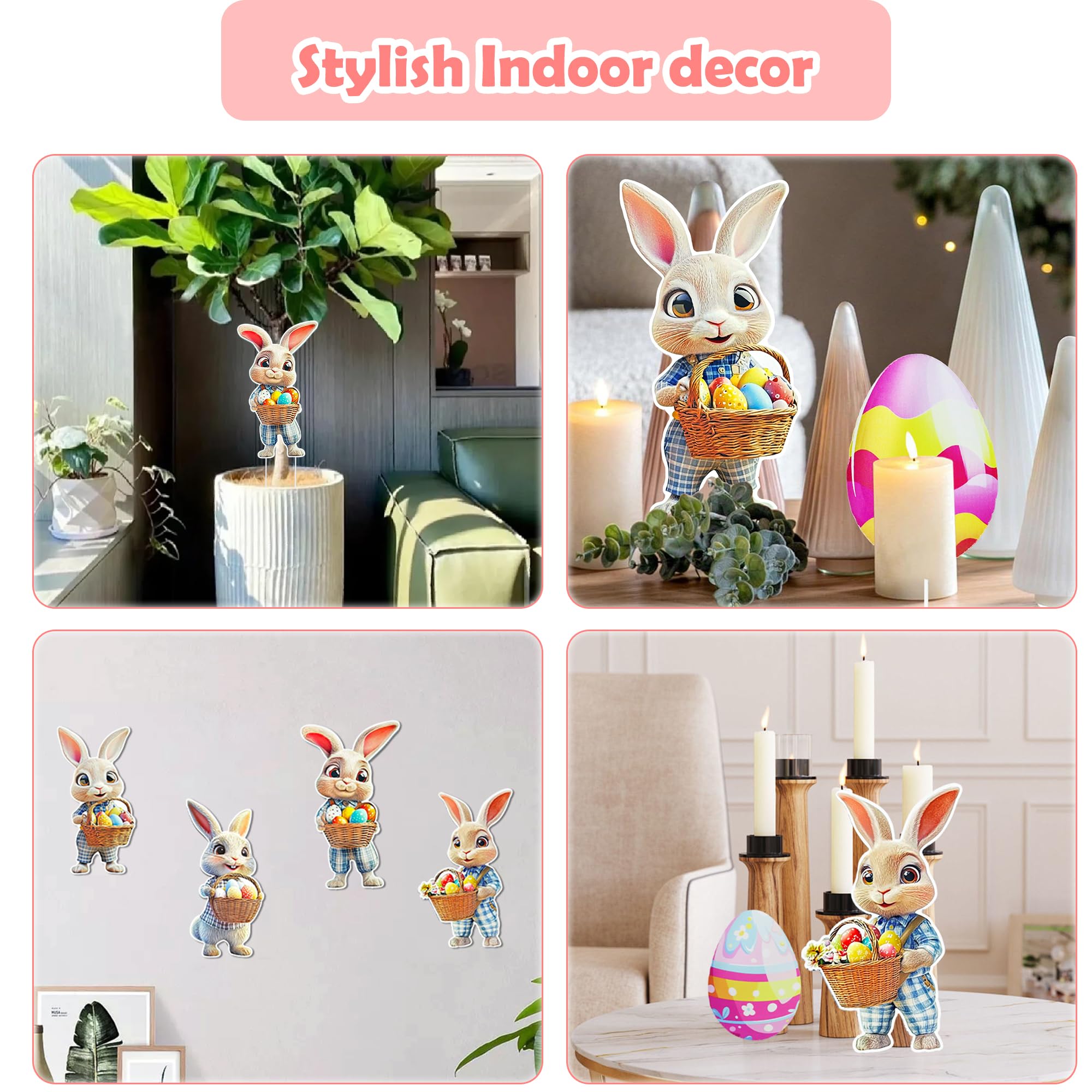 aeloer easter outdoor decor pack demonstrates versatile holiday display