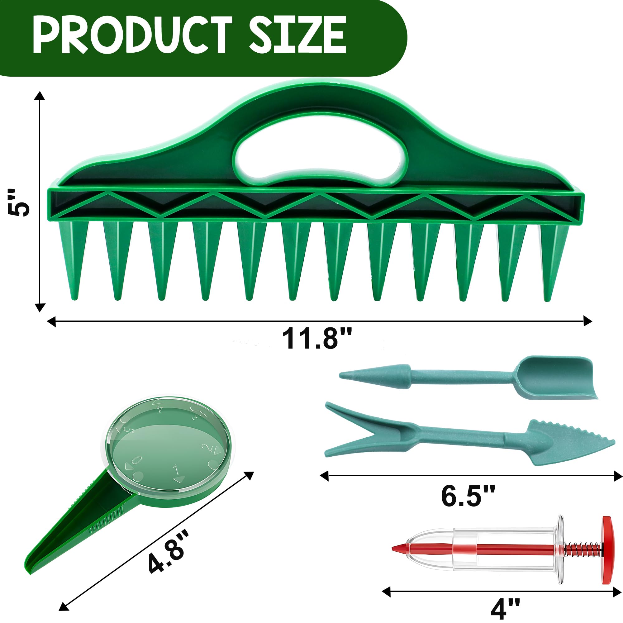 Aeloer seed spreader set presented as a gift for gardening enthusiasts