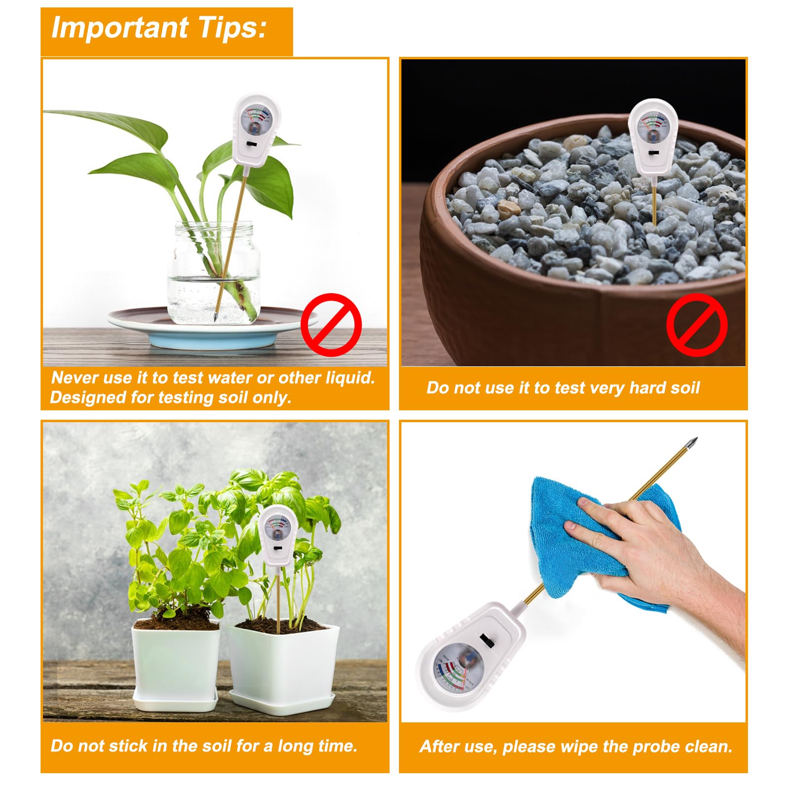 Aenncci compact portable design fits in the tool kit for gardens.