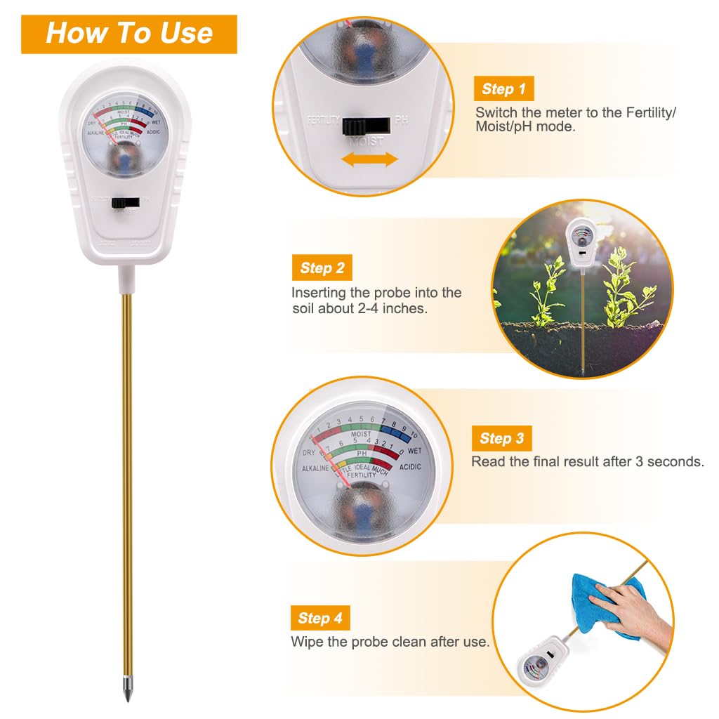 Aenncci tester used for indoor and outdoor plant spaces like gardens and balconies.