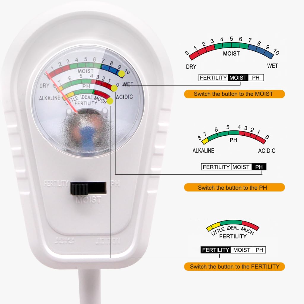Aenncci soil tester probe design minimizes root disturbance during insertion.