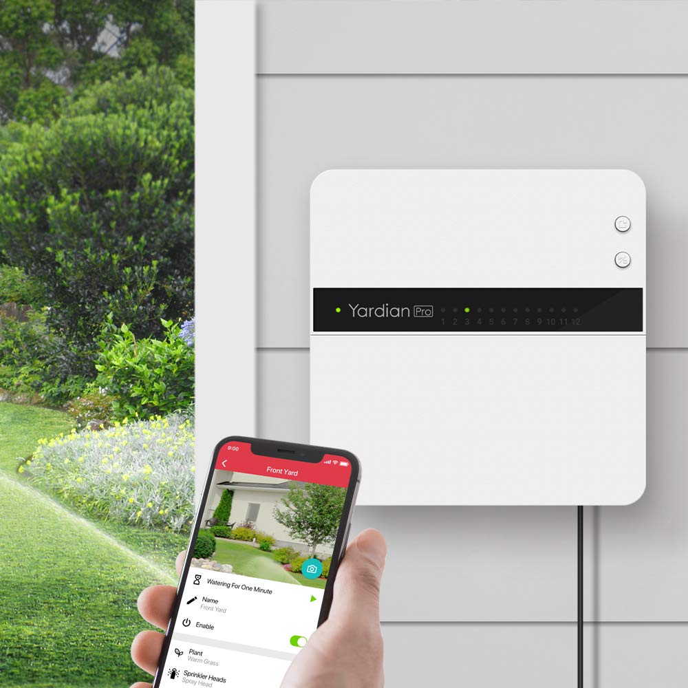 Aeon Matrix Yardian Pro ethernet port demonstrates stable wired connectivity for reliable watering.