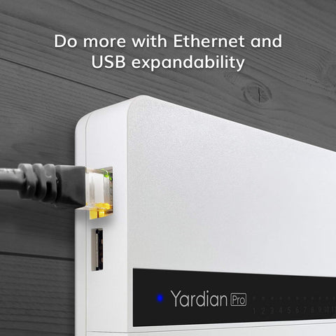 Aeon Matrix Yardian Pro weather-based scheduling adapts watering to local conditions.