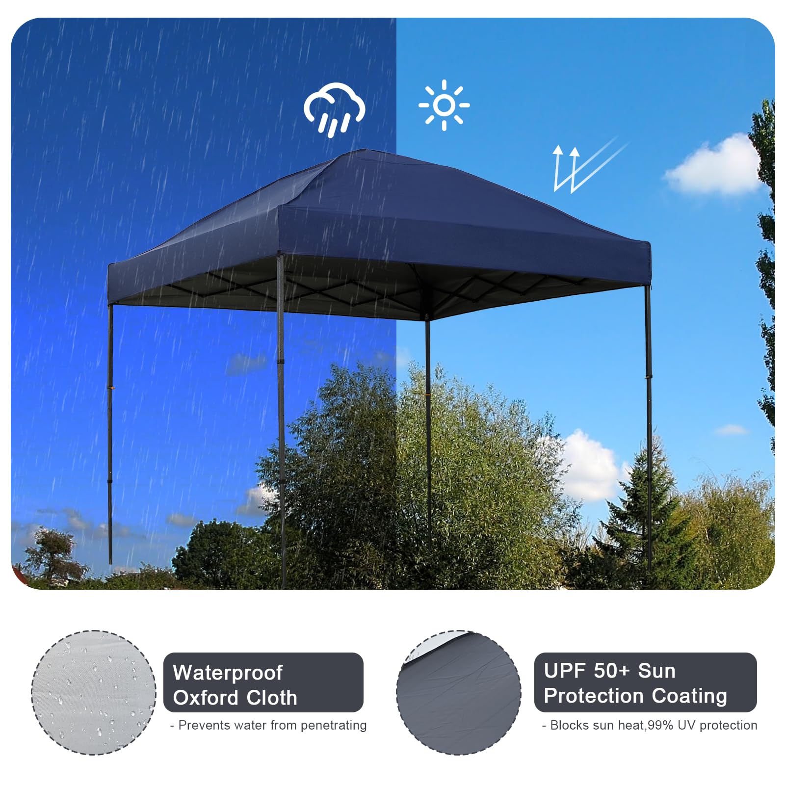 AERGERGER steel frame with powder coating resists rust and chipping