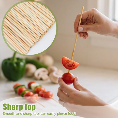 Aerisque bamboo skewers ideal for fruit skewers and prep