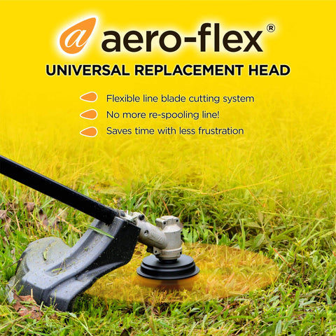 Aero-Flex blades mulch, trench, and mow in one pass