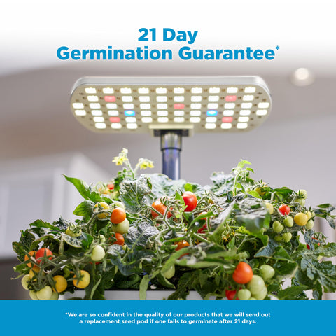 AeroGarden Harvest Lite cream water reminder indicator for hydration tracking