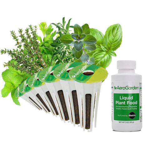 AeroGarden Italian herb seed pod kit with six pre-seeded pods for fresh meals.