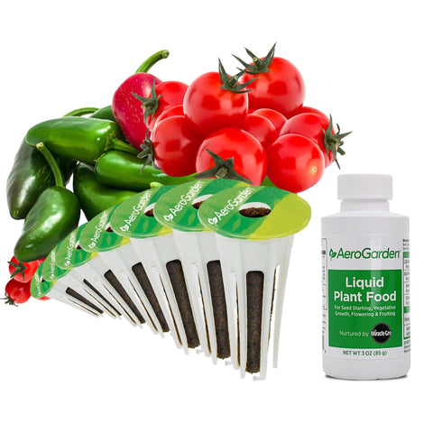 AEROGarden Salsa Garden Seed Pod Kit with 9 pods ready to grow and harvest flavor.