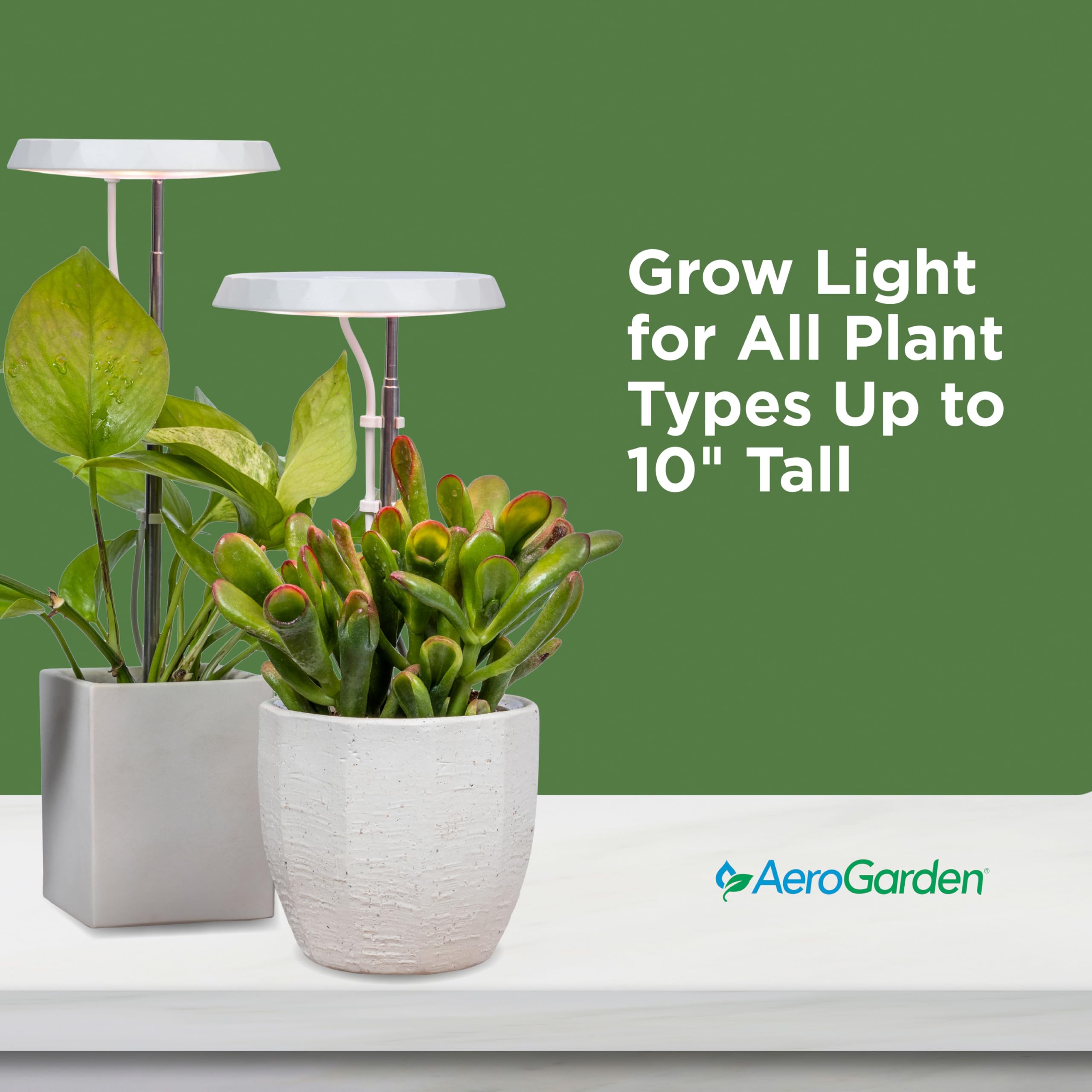 AeroGarden Stem Grow Light shows four adjustable modes.