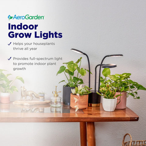 AeroGarden Trio Grow Light full-spectrum LEDs for indoor growth
