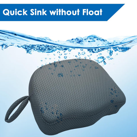 AEROiVi seat features fast-drying 3D mesh for quick use between soaks.