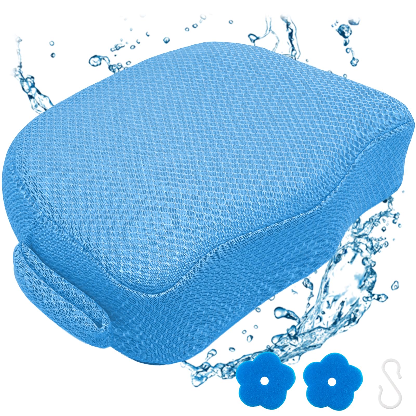AEROiVi hot tub booster seat with 5-inch cushion for stable seating.