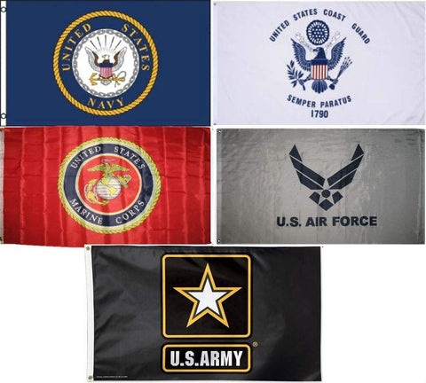 AES branch flags 3x5 banner with grommets for durable outdoor display and ceremonies.