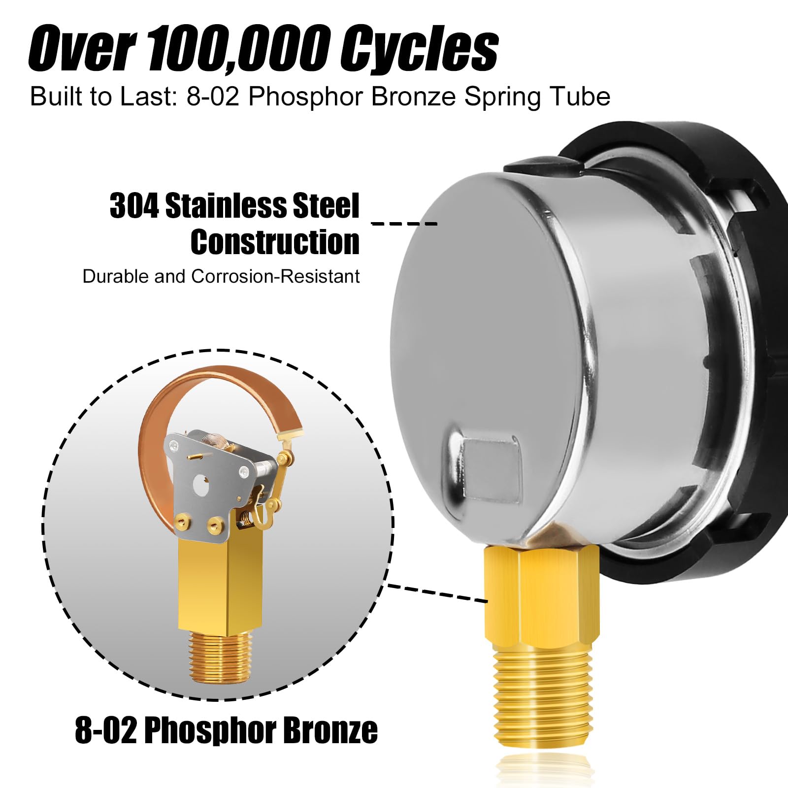 Ideal for pools, spas, and aquariums to monitor pressure trends