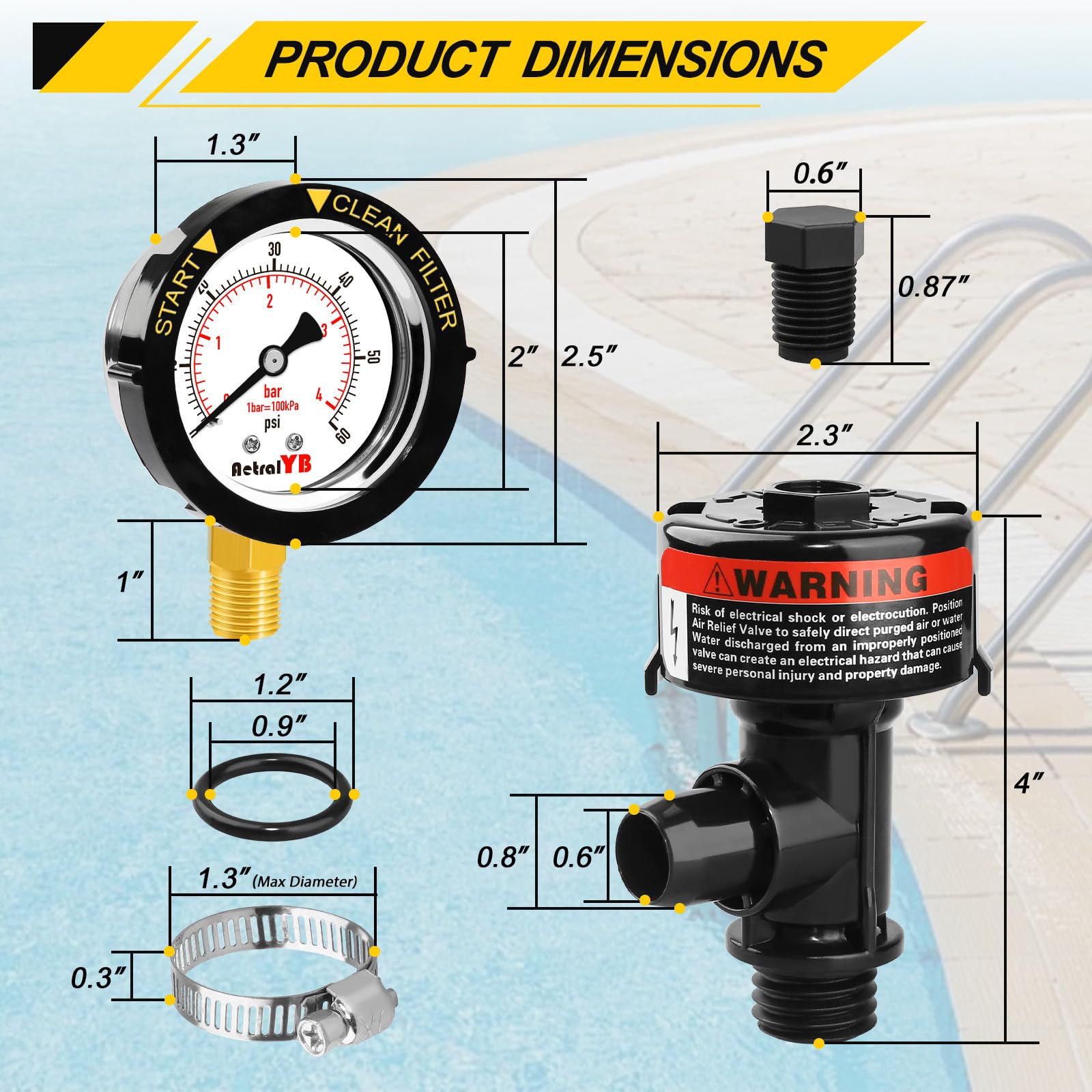 Universal compatibility chart showing AetralYB valve compatibility across brands.