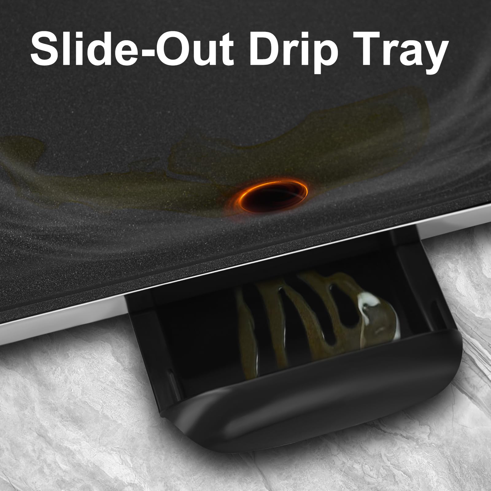 AEWHALE detachable design simplifies storage and portability for cooking on the go.