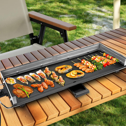 AEWHALE insulated handles enable safe, easy transport during grilling.