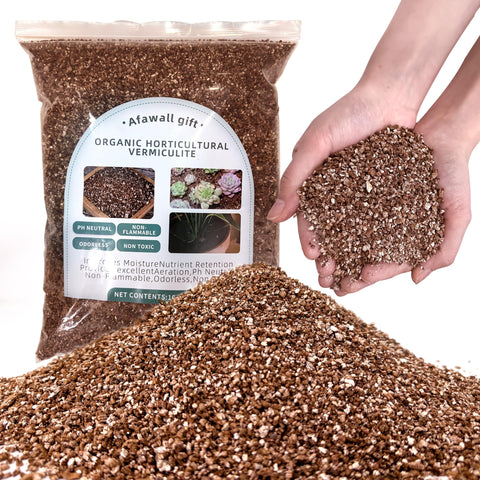 Afawall gift organic vermiculite bulk bag improves soil aeration and moisture retention