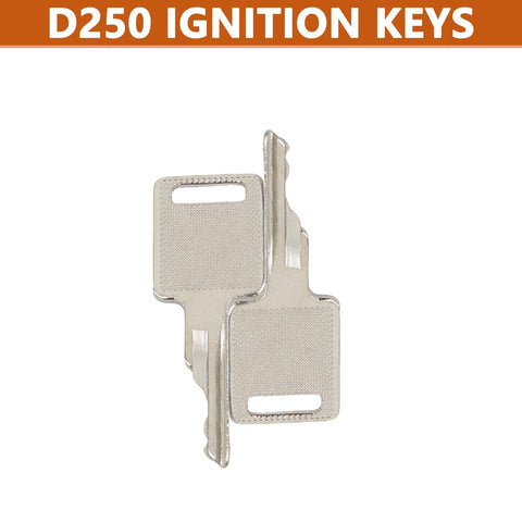 AFEISOL D250 ignition keys with durable material for long service life