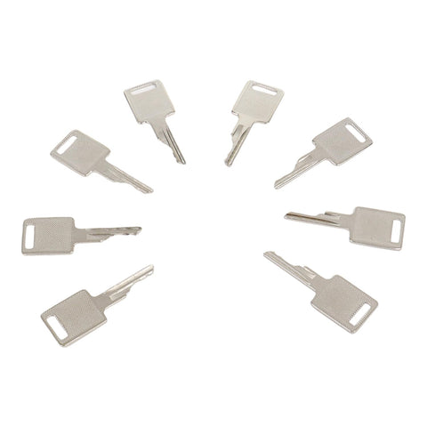 AFEISOL D250 ignition keys pack, durable and ready for quick replacements on heavy equipment