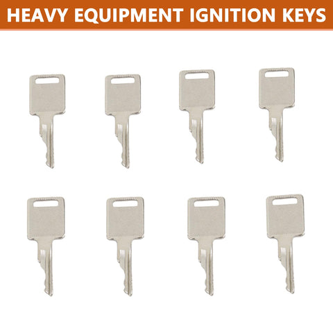 AFEISOL D250 keys for heavy equipment with precise cuts for smooth ignition