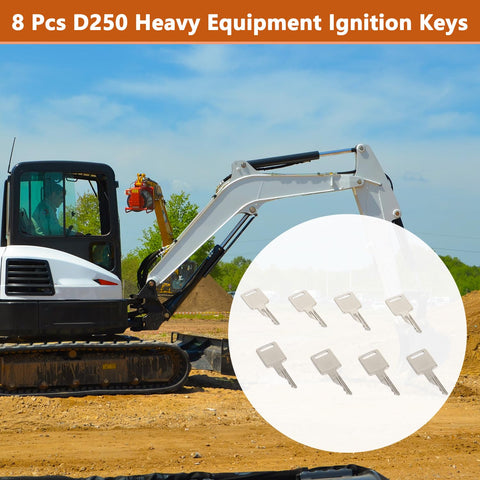 AFEISOL D250 spare ignition keys ready for quick replacement